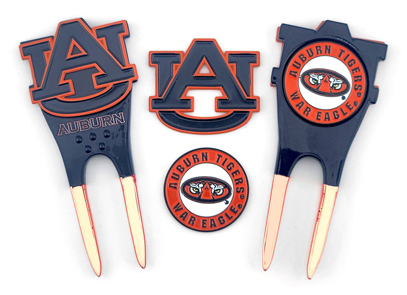 Auburn Tigers 2 Ballmarker Divot Tool