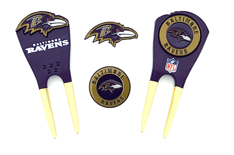 Baltimore Ravens 2 Ballmarker Divot Tool