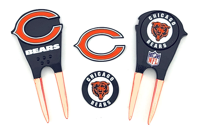 Chicago Bears 2 Ballmarker Divot Tool