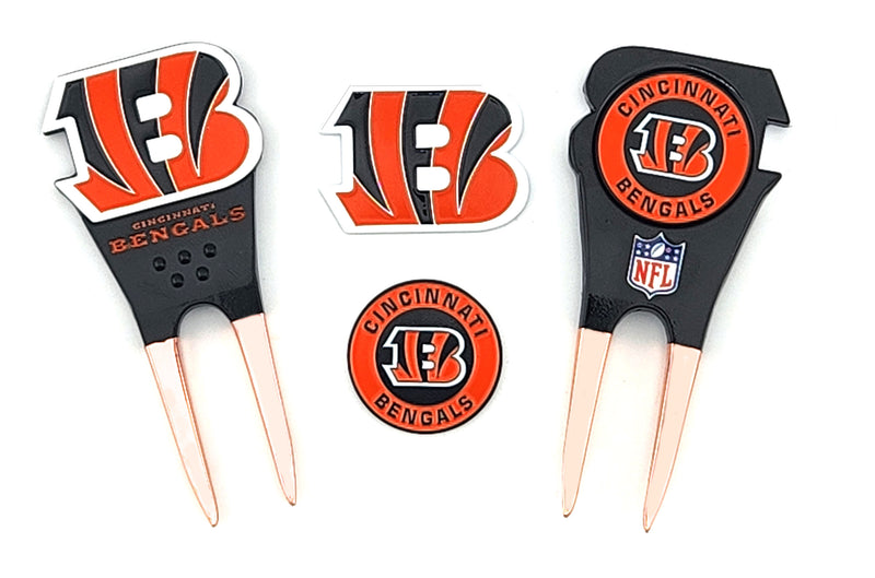 Cincinnati Bengals 2 Ballmarker Divot Tool