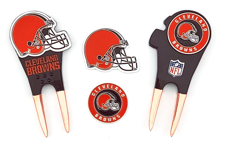 Cleveland Browns 2 Ballmarker Divot Tool