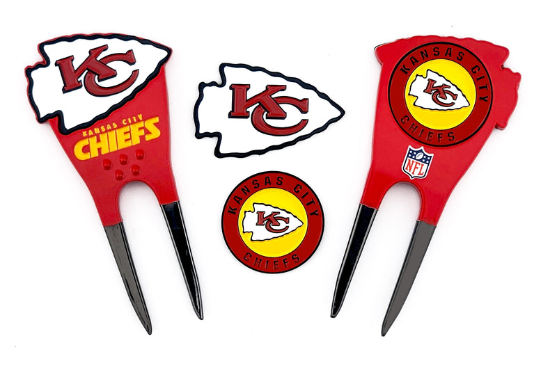 Kansas City Chiefs 2 Ballmarker Divot Tool