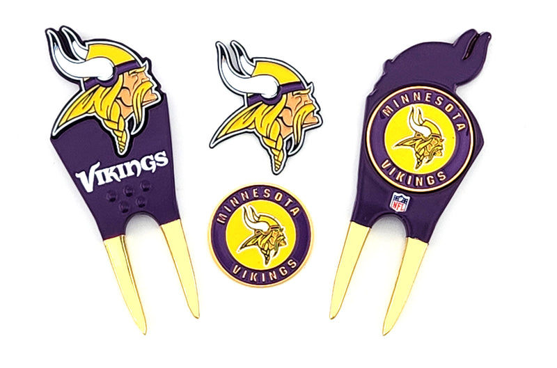 Minnesota Vikings 2 Ballmarker Divot Tool