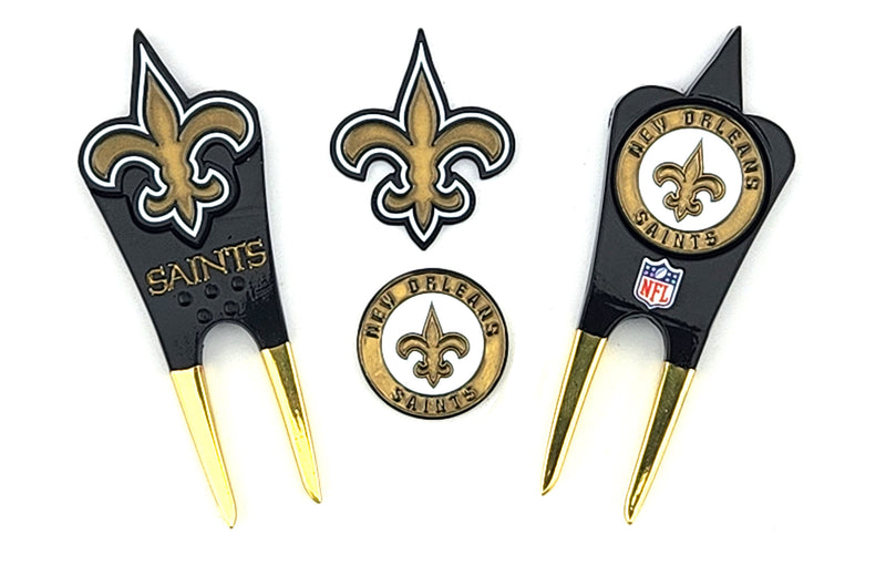 New Orleans Saints 2 Ballmarker Divot Tool