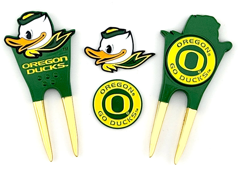 Oregon Ducks 2 Ballmarker Divot Tool