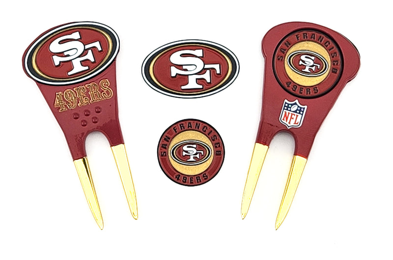 San Francisco 49ers 2 Ballmarker Divot Tool